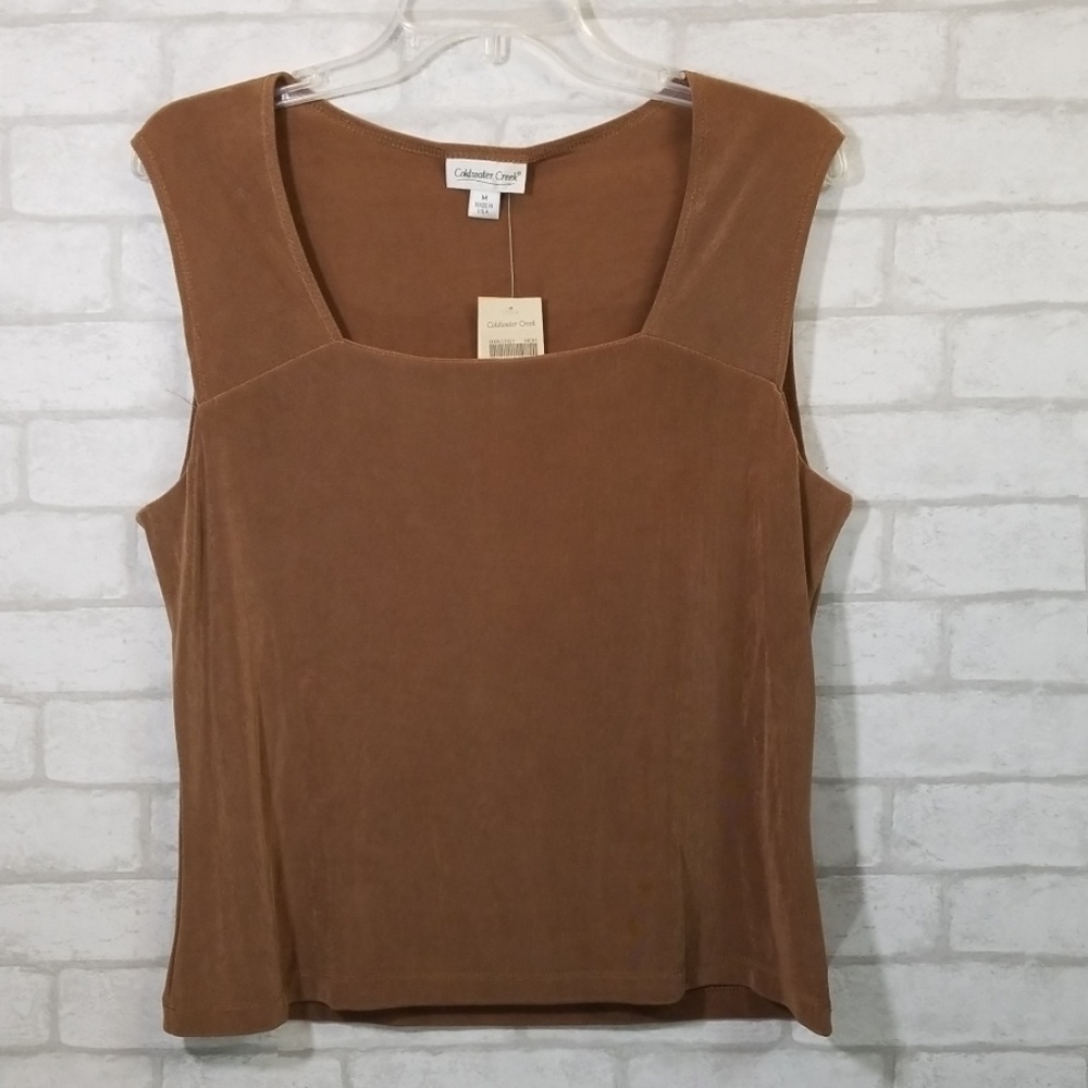 Coldwater creek Sleeveless knit top size M